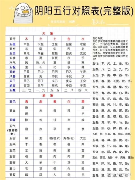 数字五行表|1到9数字五行属性对照表